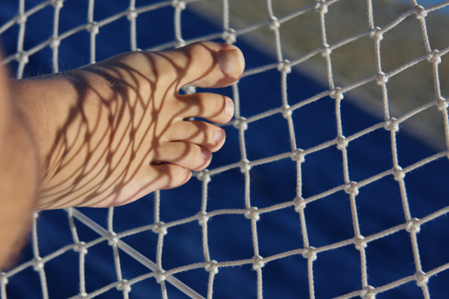 Ein ruhiger Tag auf See