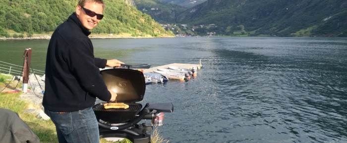 Ein schöner Abend am Geiranger Fjord