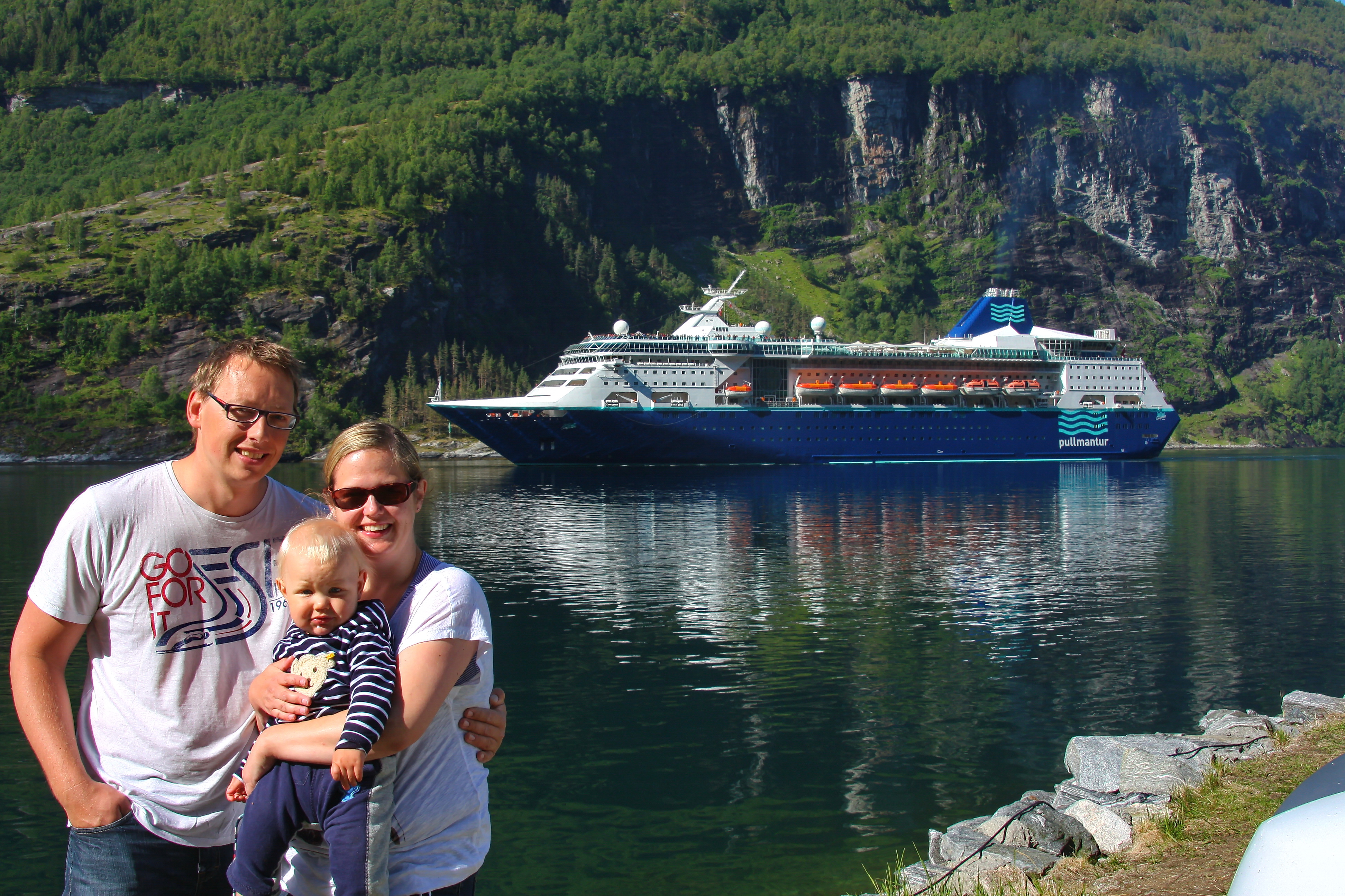 Ein schöner Tag am Geiranger Fjord