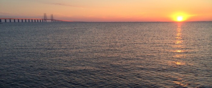 Relaxen an der Øresund-Brücke